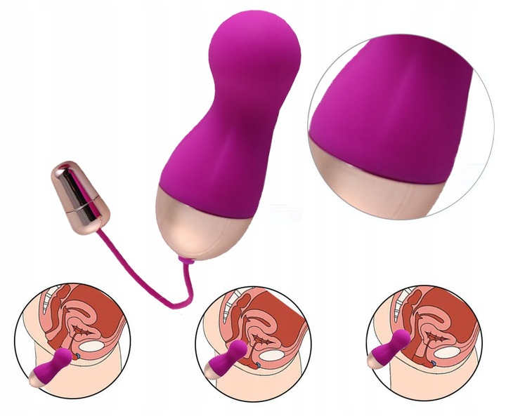 JAJKO WIBRUJĄCE WIBRATOR DAMSKI JAJECZKO DOPOCHWOWE Z PILOTEM BEZPRZEWODOWE
