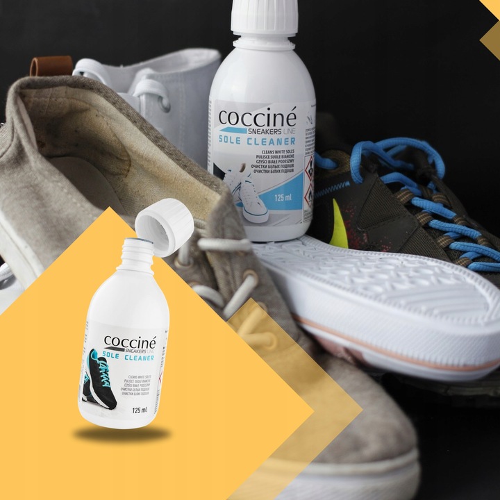 Zestaw do Czyszczenia Obuwia Białego Sneakersów Podeszew Coccine 4w1