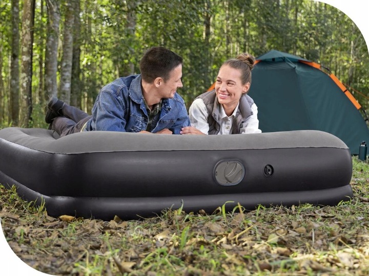 Materac Dmuchany Dwuosobowy Łóżko do Spania z Pompką USB Bestway 671BU