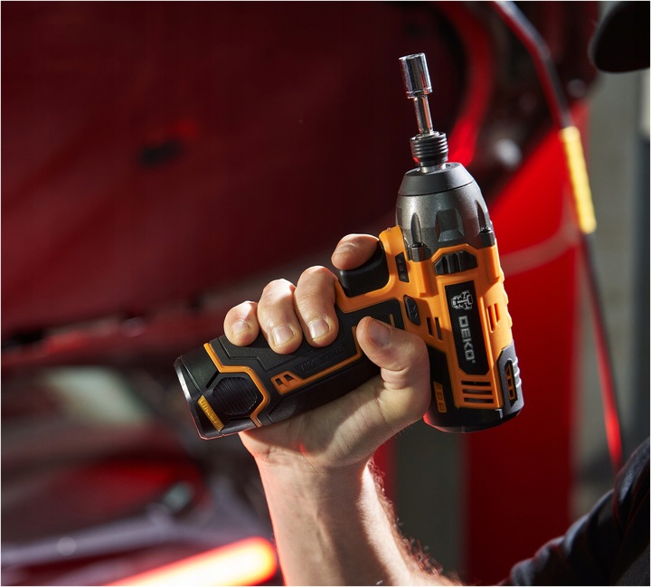 ZAKRĘTARKA UDAROWA AKUMULATOROWA KLUCZ UDAROWY 12V 100NM 1/4" BITY