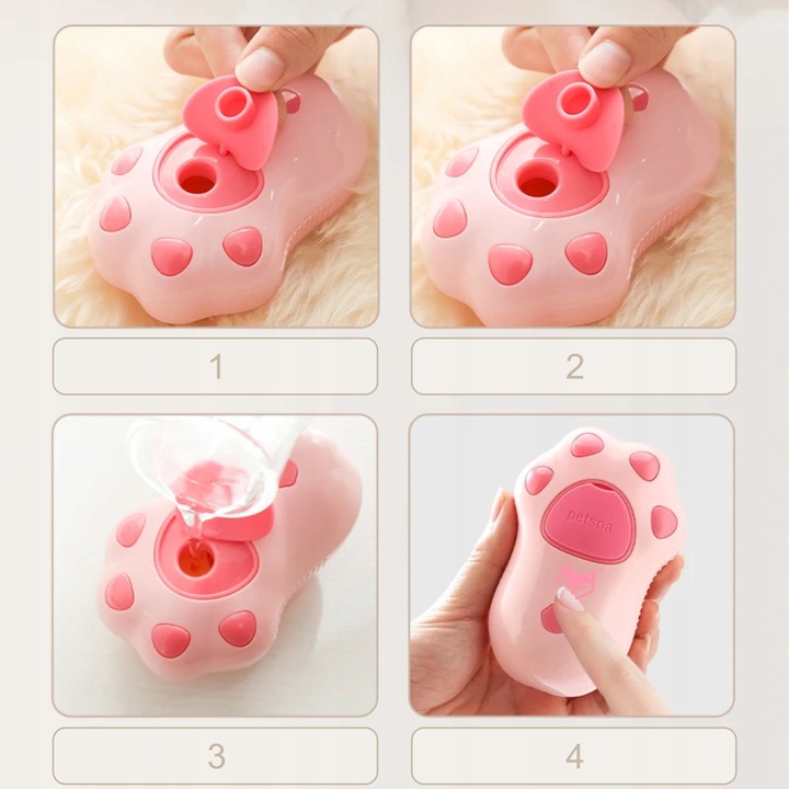 Szczotka do sierści dla zwierząt psa kota MYJE do usuwania włosów sierści