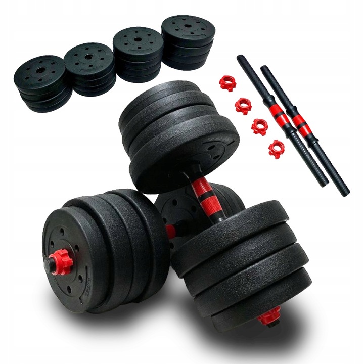 Hantle regulowane 2x20 kg bitumiczne zestaw 40kg