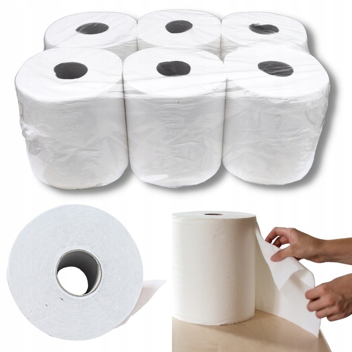 Ręcznik papierowy rolka x 6 szt. maxi wydajny 100m