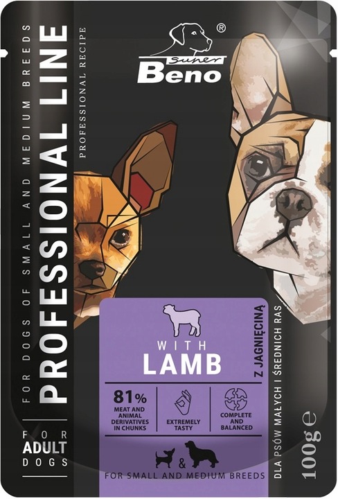 Super Beno Mokra karma Saszetki dla psa 24x100g MIX SMAKÓW