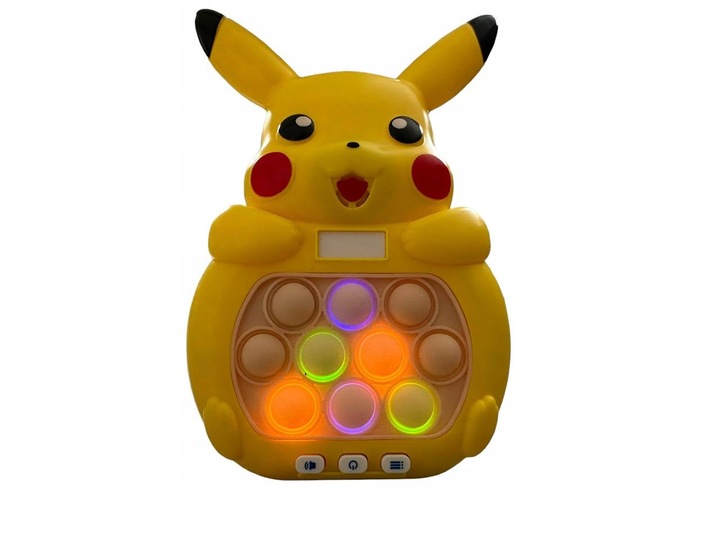 GRA ZRĘCZNOŚCIOWA POP IT ANTYSTRESOWA ELEKTRYCZNA, KOLOROWE PODŚWIETLENIE!