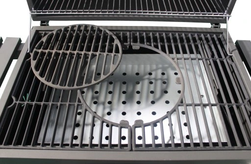 Grill węglowy Angular XXL ruszt żeliwny 70 x 46 cm Activa 11250C