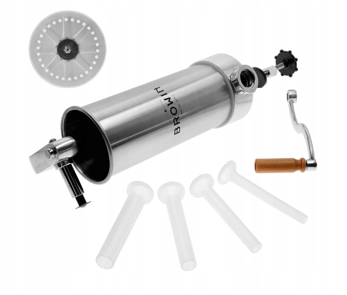 NADZIEWARKA PIONOWA DO KIEŁBASY KABANOSÓW 4 LEJKI BROWIN 311002 3KG