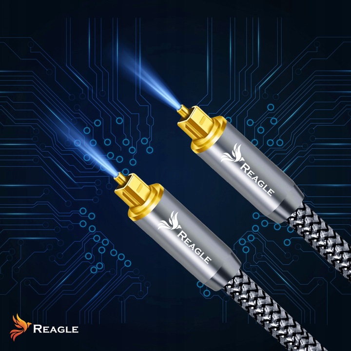 KABEL OPTYCZNY TOSLINK 5M HQ SPDIF DIGITAL AUDIO PRZEWÓD CYFROWY