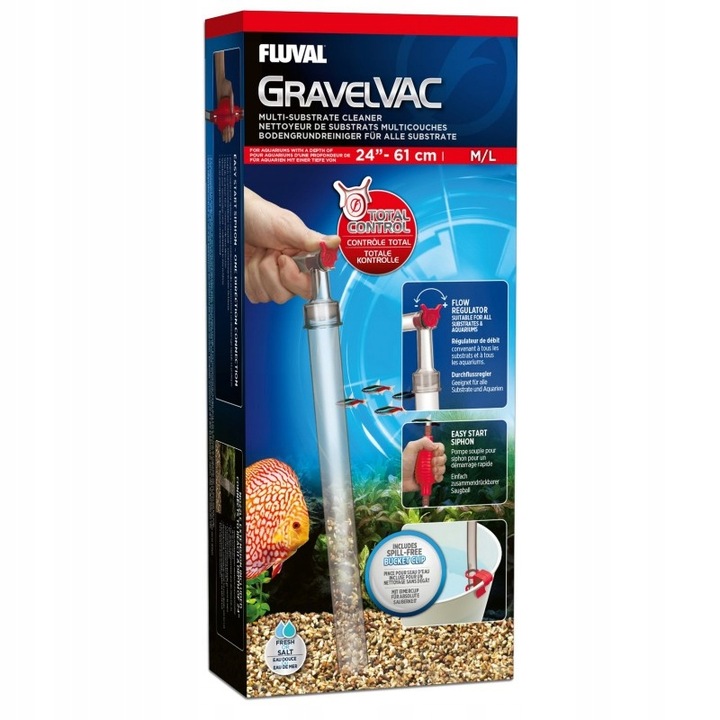 Fluval Odmulacz GravelVac Multi-Substrate S/M