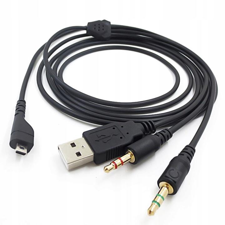 Kabel Przewód do SteelSeries Arctis 3 5 7 9X LEDY!