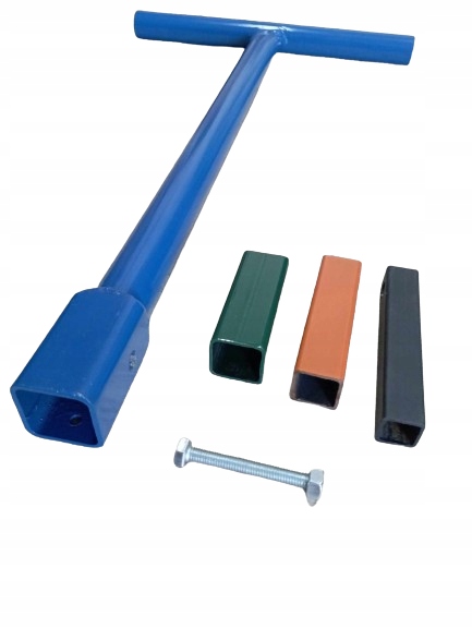 Klucz 4w1 do hydrantu, zasuwy, nawiertki i przyłącza wodociągowego