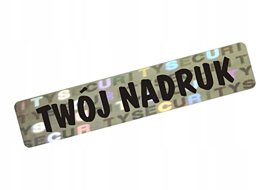 NH-210 - 55x11mm HOLOGRAM PLOMBA SECURITY VOID