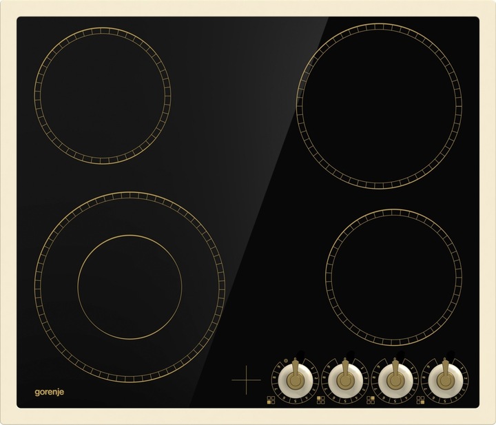 Płyta kuchenna ceramiczna Gorenje EC642CLI 60cm RETRO Kość Słoniowa