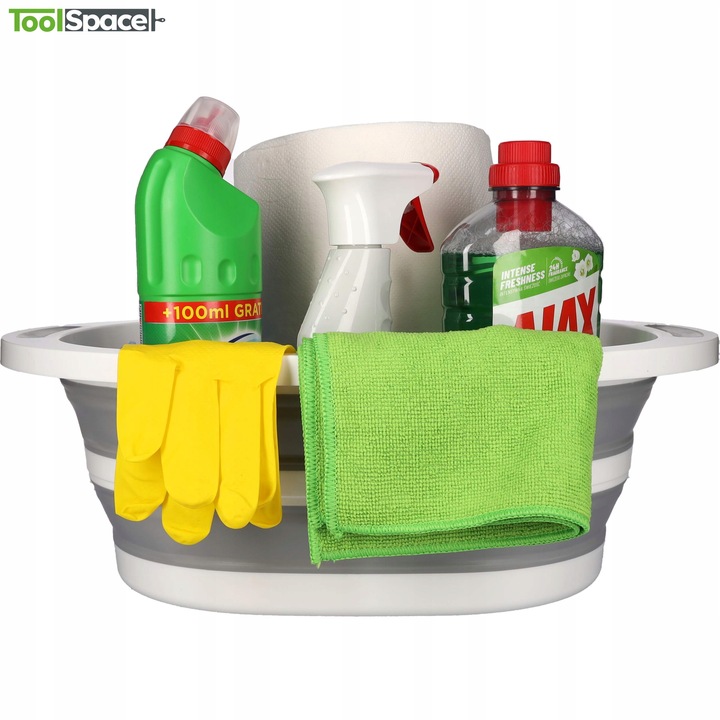 MISKA SKŁADANA SILIKONOWA 12L DO ZLEWU NA KEMPING TURYSTYCZNA