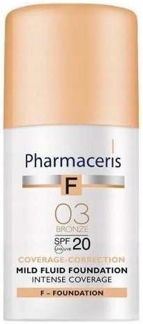 PHARMACERIS F fluid intensywnie krycie 03 BRONZ