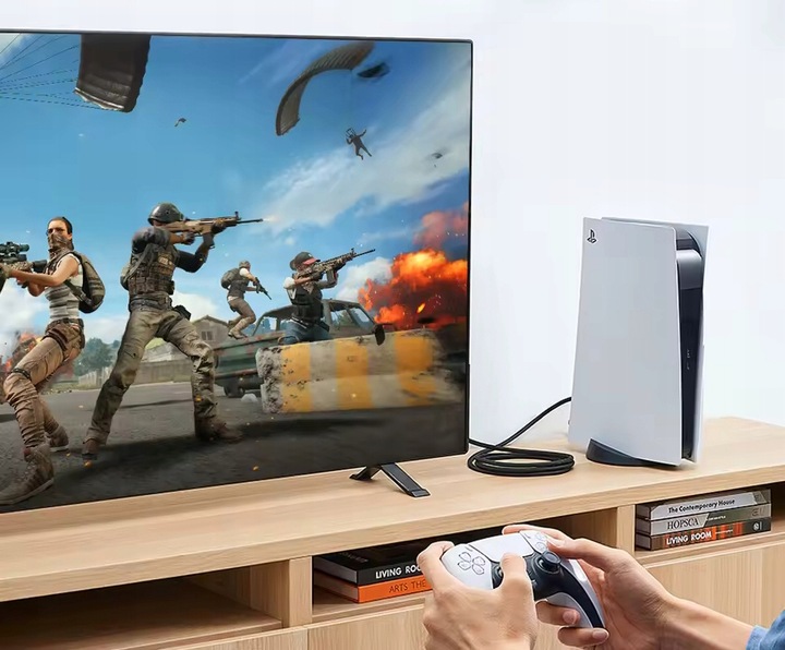 KABEL PRZEWÓD HDMI 1.4 FULL HD UHD 4K 3D TELEWIZOR POZŁACANY DŁUGI 7m