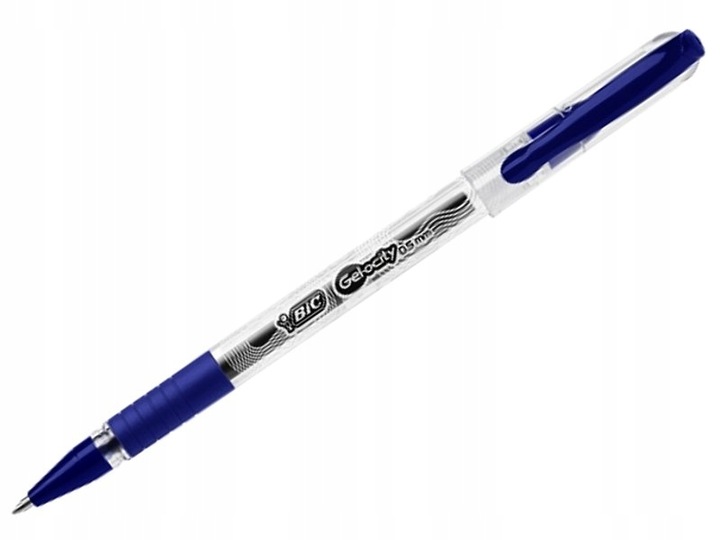 BIC GEL-OCITY STIC Długopis żelowy ze skuwką 0.5mm niebieski 10 SZTUK