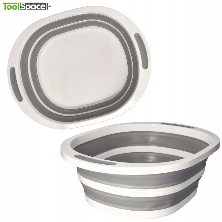 MISKA SKŁADANA SILIKONOWA 12L DO ZLEWU NA KEMPING TURYSTYCZNA