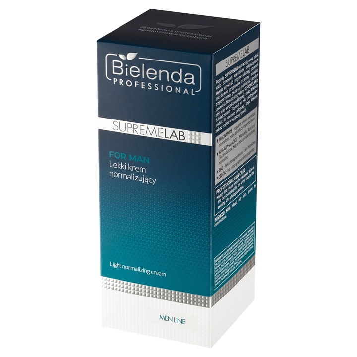 Bielenda Professional Supremelab Men Line 50 ml lekki krem do twarzy