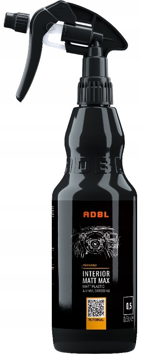 ADBL INTERIOR MATT MAX Dressing Do Kokpitu Odżywia Plasitki Matowy Efekt