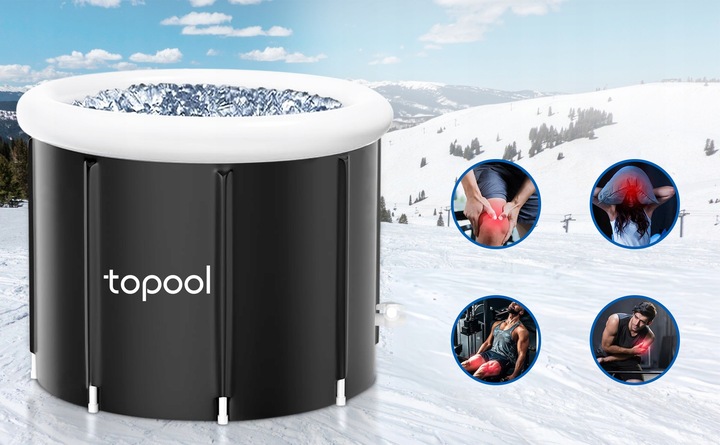 BASEN DO MORSOWANIA WANNA BECZKA PRZENOŚNY DO REGENERACJI KĄPIELE