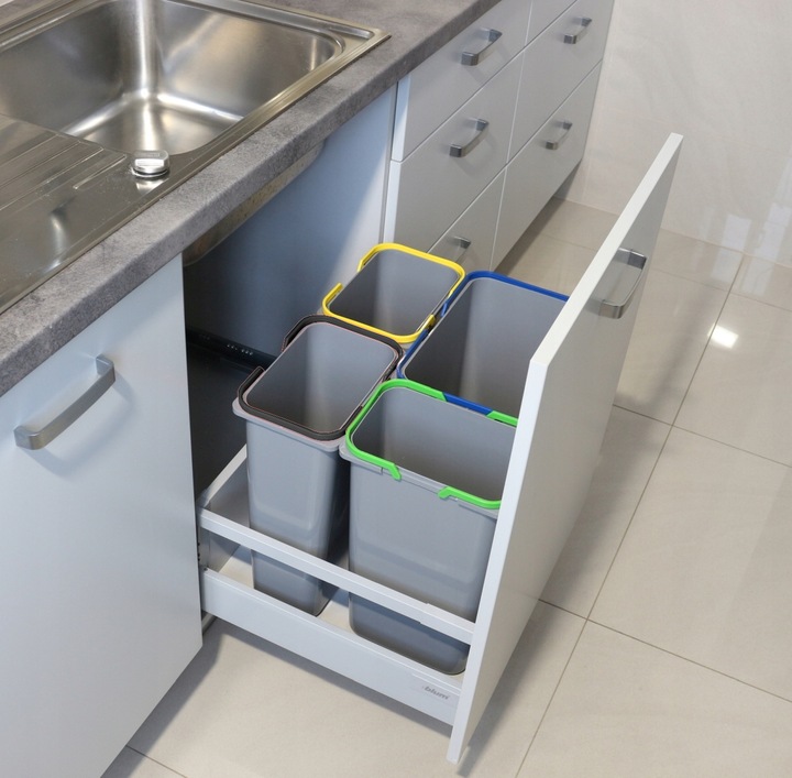 KOSZ segregator na śmieci do szuflady szafki 20L