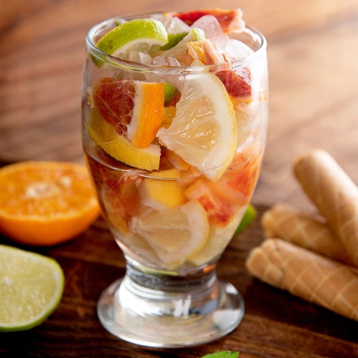 Zestaw szklanek CAPRI 300ml komplet 6 sztuk na wodę napoje desery