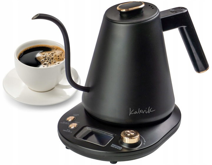 CZAJNIK ELEKTRYCZNY CYFROWY GOOSENECK Z REGULACJĄ TEMPERATURY 1100W 1L