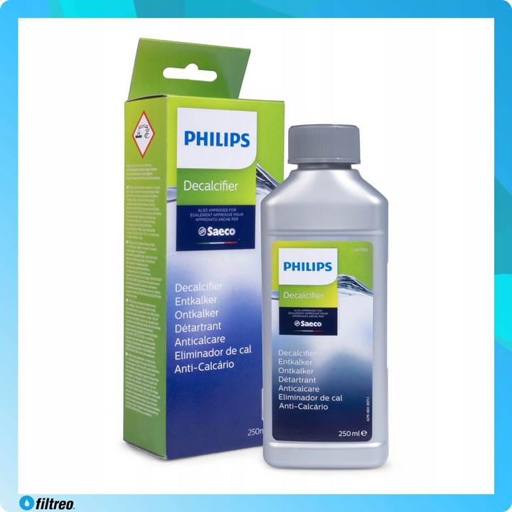 ORYGINALNY ODKAMIENIACZ w płynie do ekspresu Philips LatteGo 2x250ml
