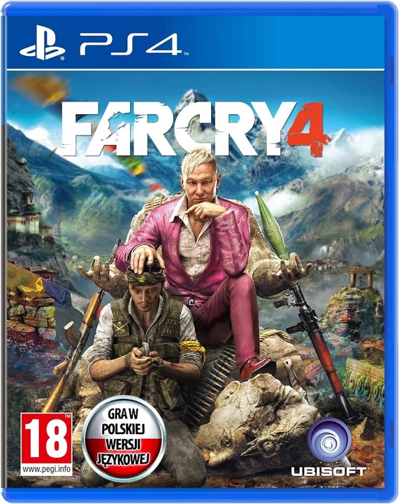FAR CRY 4 FarCry 4 - NOWA GRA - PS4 - PL - Płyta Blu-ray