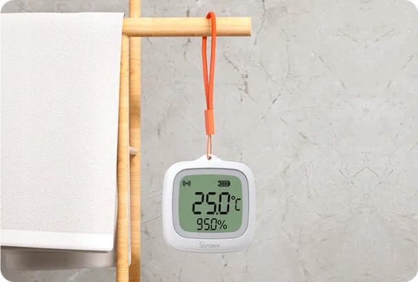 SNZB-02WD Zewnętrzny Czujnik Temperatury i Wilgotności Zigbee 3.0 LCD