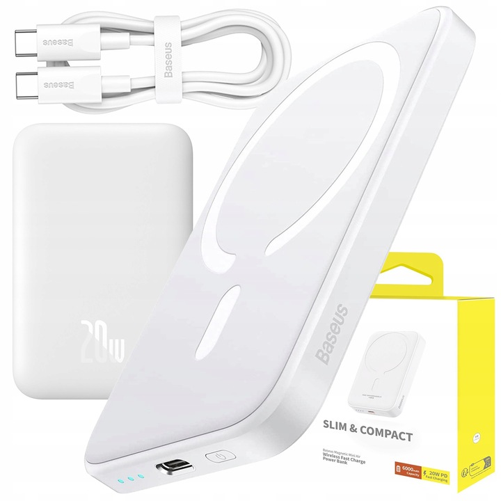 POWERBANK BASEUS 6000mAh 20W POWER BANK Z MAGSAFE + KABEL USB-C
