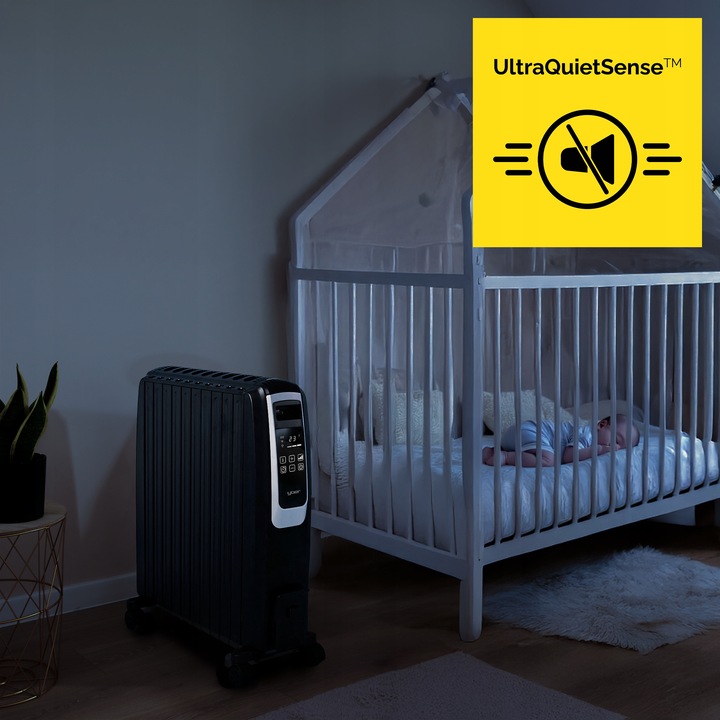 Grzejnik olejowy Yoer 2500W 10 żeberek +Timer +3 moce +Tryb