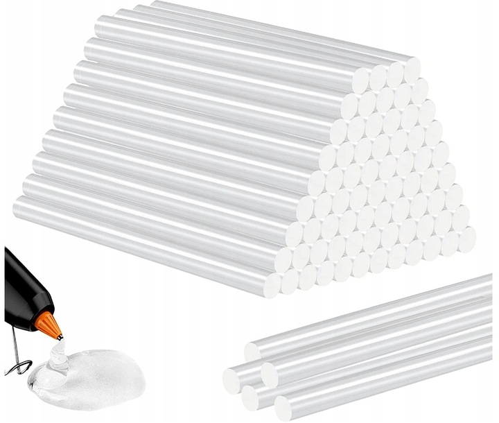 KLEJ DO PISTOLETU KLEJENIA NA GORĄCO OPAKOWANIE 1kg FI 11 mm długość