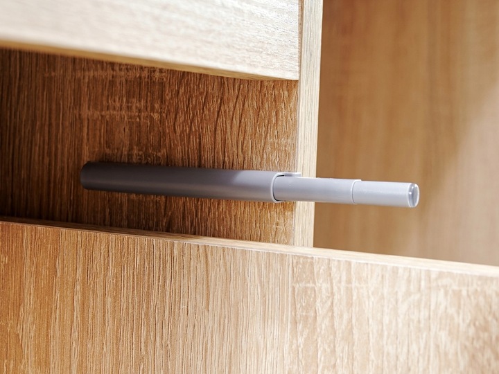 Biurko RADEK 90 cm białe komputerowe 3 szuflady prawe laminowane