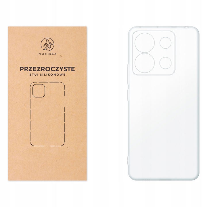 Etui silikonowe Przezroczyste do Xiaomi Redmi Note 13 Pro 5G