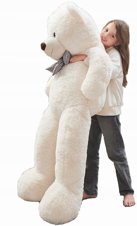 DUŻY MIŚ WIELKI PLUSZOWY OGROMNY PLUSZAK GIGANT 130cm PREZENT