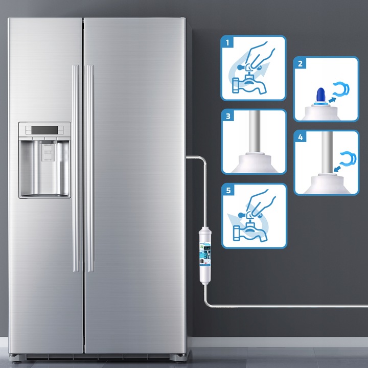 FILTR WODY do LODÓWKI UNIWERSALNY POLSKI PRODUCENT