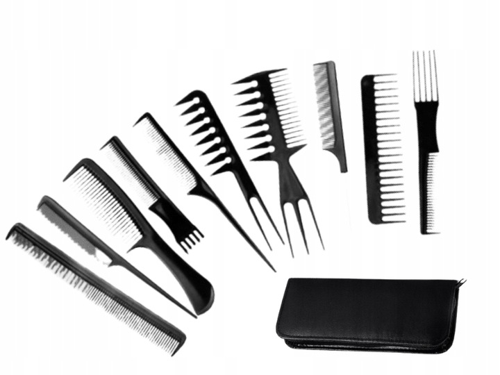 Zestaw Fryzjerski Do Strzyżenia Profesjonalny Kompletny + PELERYNA ETUI