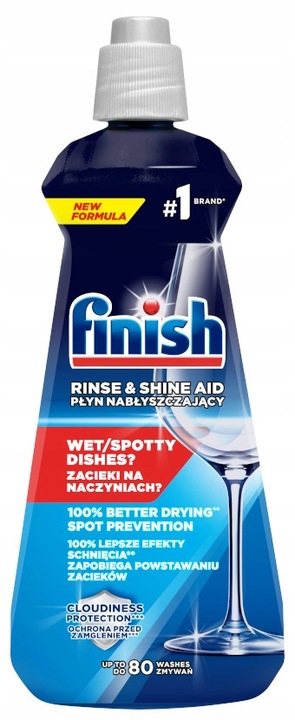 Zestaw Finish do zmywarki Sól 1,5 kg + Nabłyszczacz 400 ml + Czyścik