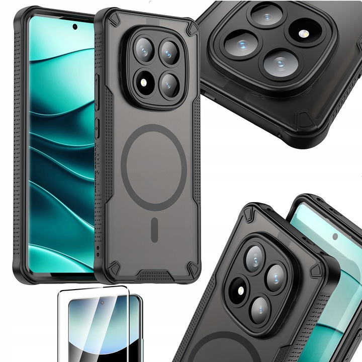 Etui do Xiaomi Redmi Note 14 PRO+ 5G / Plus 5G Magnetyczne Matt Case +SZKŁO