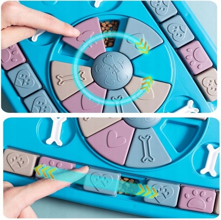 ZABAWKA EDUKACYJNA DLA PSA KOTA GRA WĘCHOWA MISKA