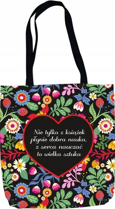 PREZENT NA DZIEŃ NAUCZYCIELA WYCHOWAWCY TORBA SIATKA PREZENTOWA WZÓR