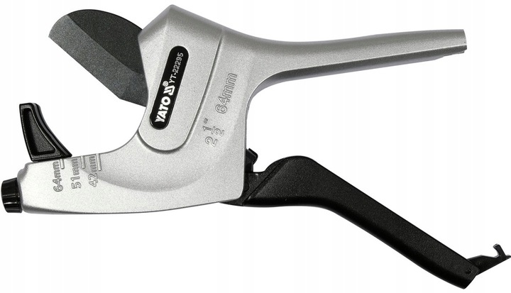 YATO OBCINAK NOŻYCE STALOWE OSTRZA DO RUR PCV PP PE PU PESZLI 64MM YT-22295