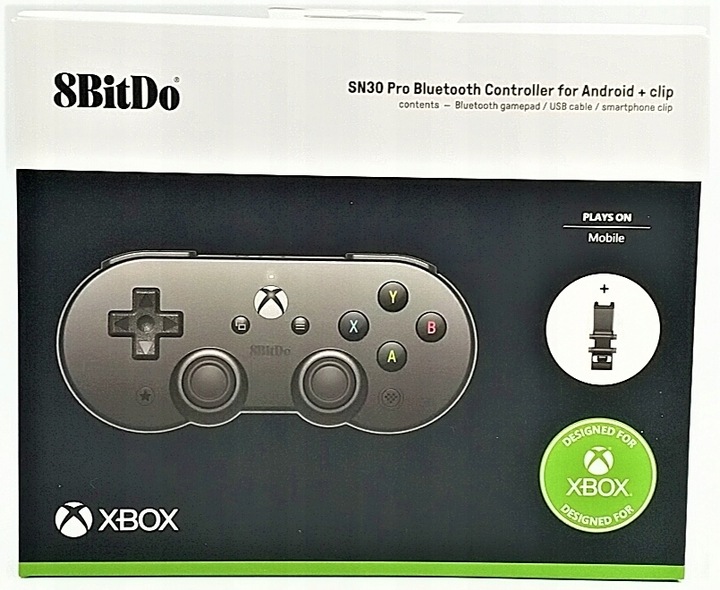 8BitDo SN30 Pro Xbox Cloud Pad + Clip Android iOS