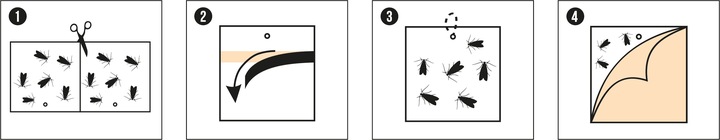 SILNA PUŁAPKA LEPOWA ŚRODEK LEP NA MOLE SPOŻYWCZE KUCHENNE (10 SZT) NO PEST