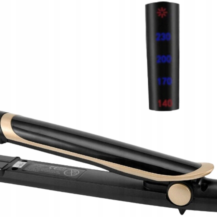 Prostownica do włosów Podczerwień Jonizacja + KRĘCI WŁOSY 2w1 PRO