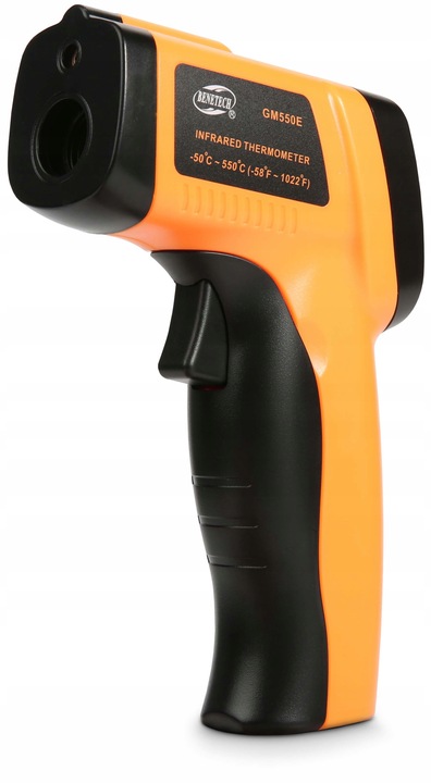 PIROMETR TERMOMETR LASEROWY BEZDOTYKOWY NA PODCZERWIEŃ EMISYJNOŚĆ -50+550°C