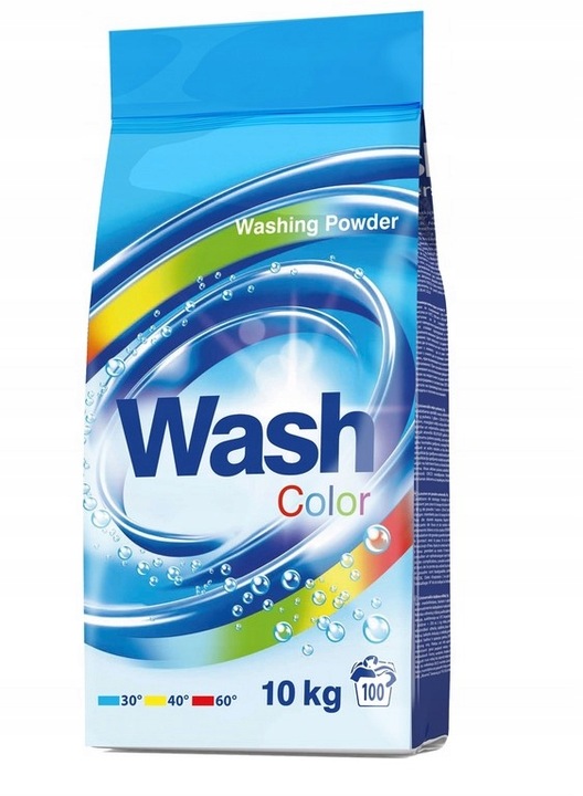 Proszek do prania kolorów Wash 10 kg 100 prań!!