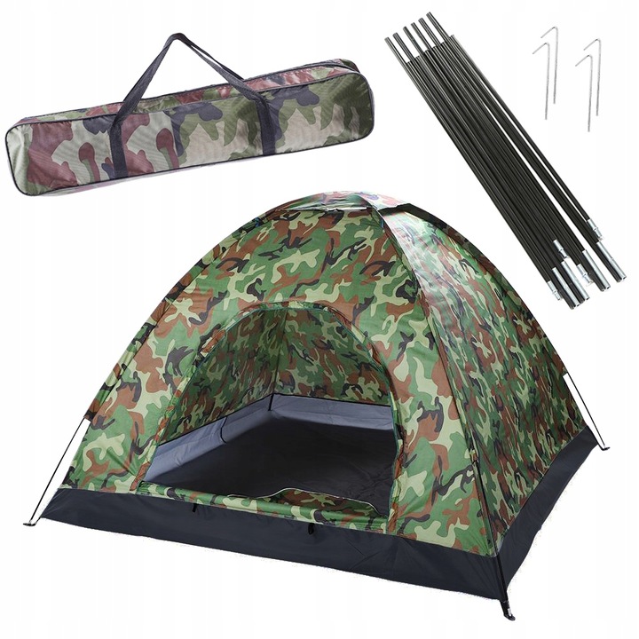 NAMIOT TURYSTYCZNY KEMPINGOWY MOSKITIERA MORO XXL